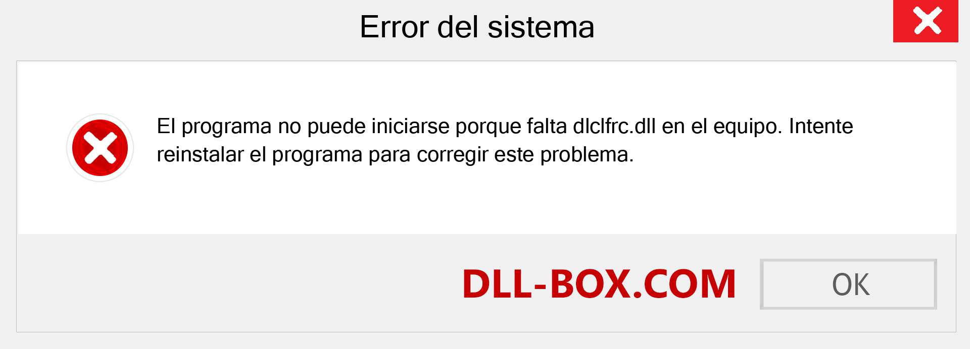 ¿Falta el archivo dlclfrc.dll ?. Descargar para Windows 7, 8, 10 - Corregir dlclfrc dll Missing Error en Windows, fotos, imágenes